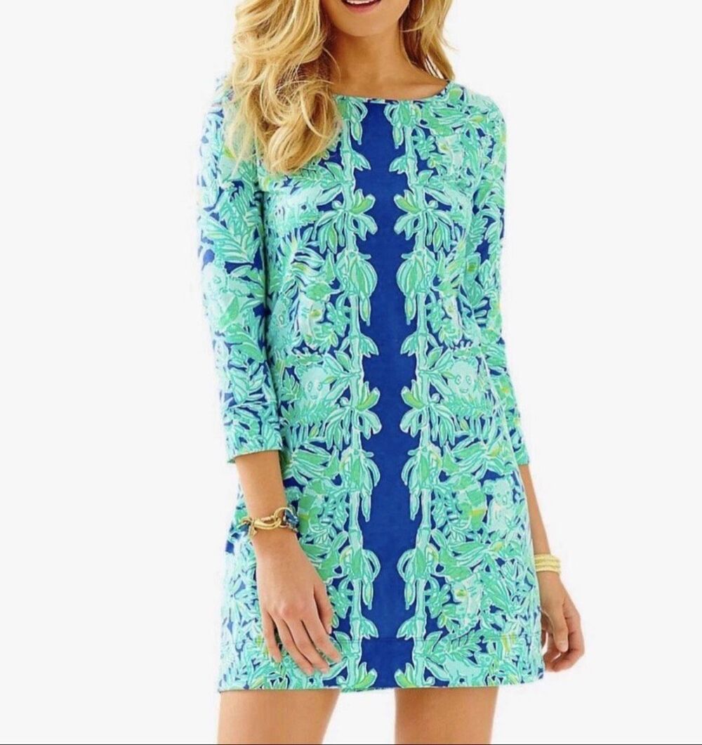 Lilly Pulitzer Marlowe jersey dress koala print xs